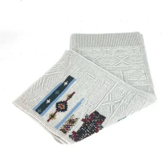 HERMES 2023 Autumn/Winter Collection Couleurs en coeur Scarf Light gray based - Picture 2 of 8